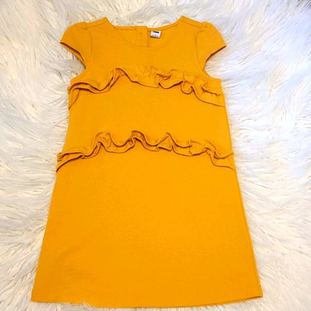 Janie & Jack Girls 4T Mustard dress